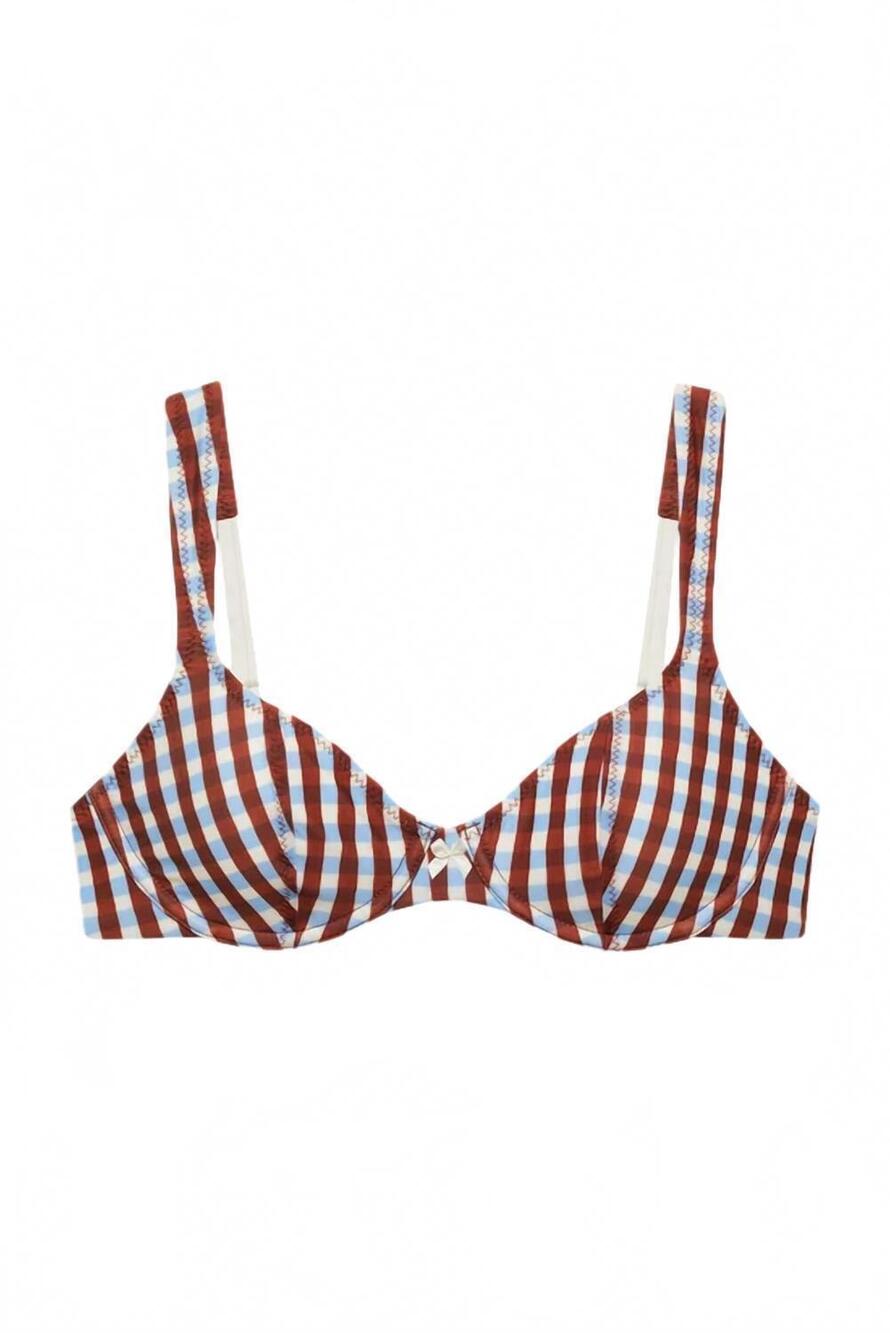 NEW GALAMAAR women's billy wire top in checkmate